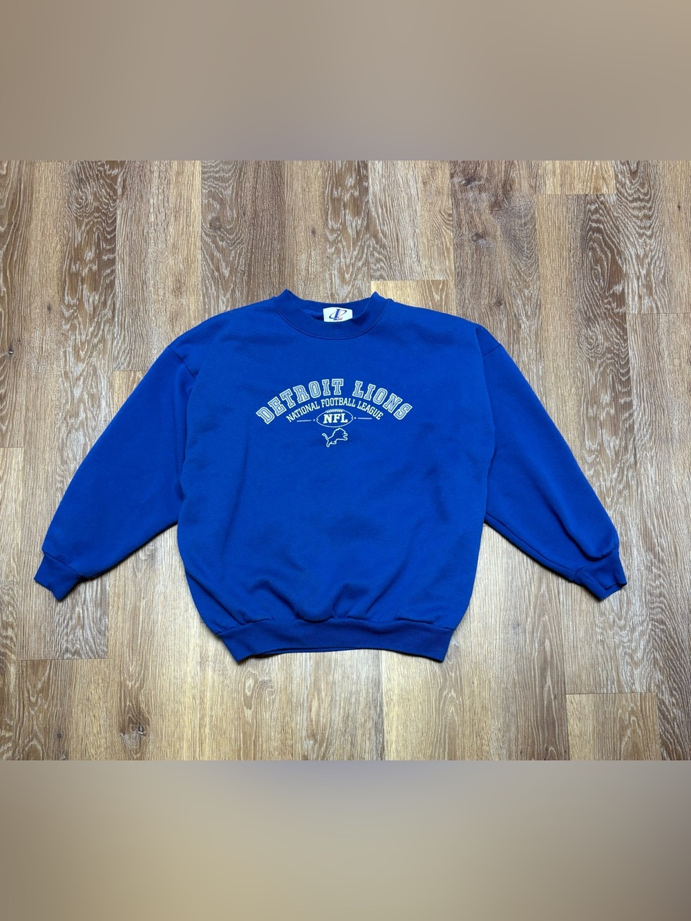 Logo Athletic Royal Blue Crewneck Sweatshirt with White Chest Logo